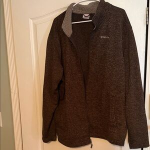 Columbia Dark Brown Fleece Jacket